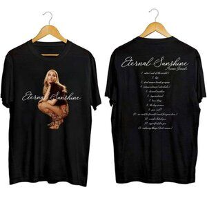 Ariana Grande 2024 Eternal Sunshine Album Tracklist Tour Fan Graphic T-Shirt 05